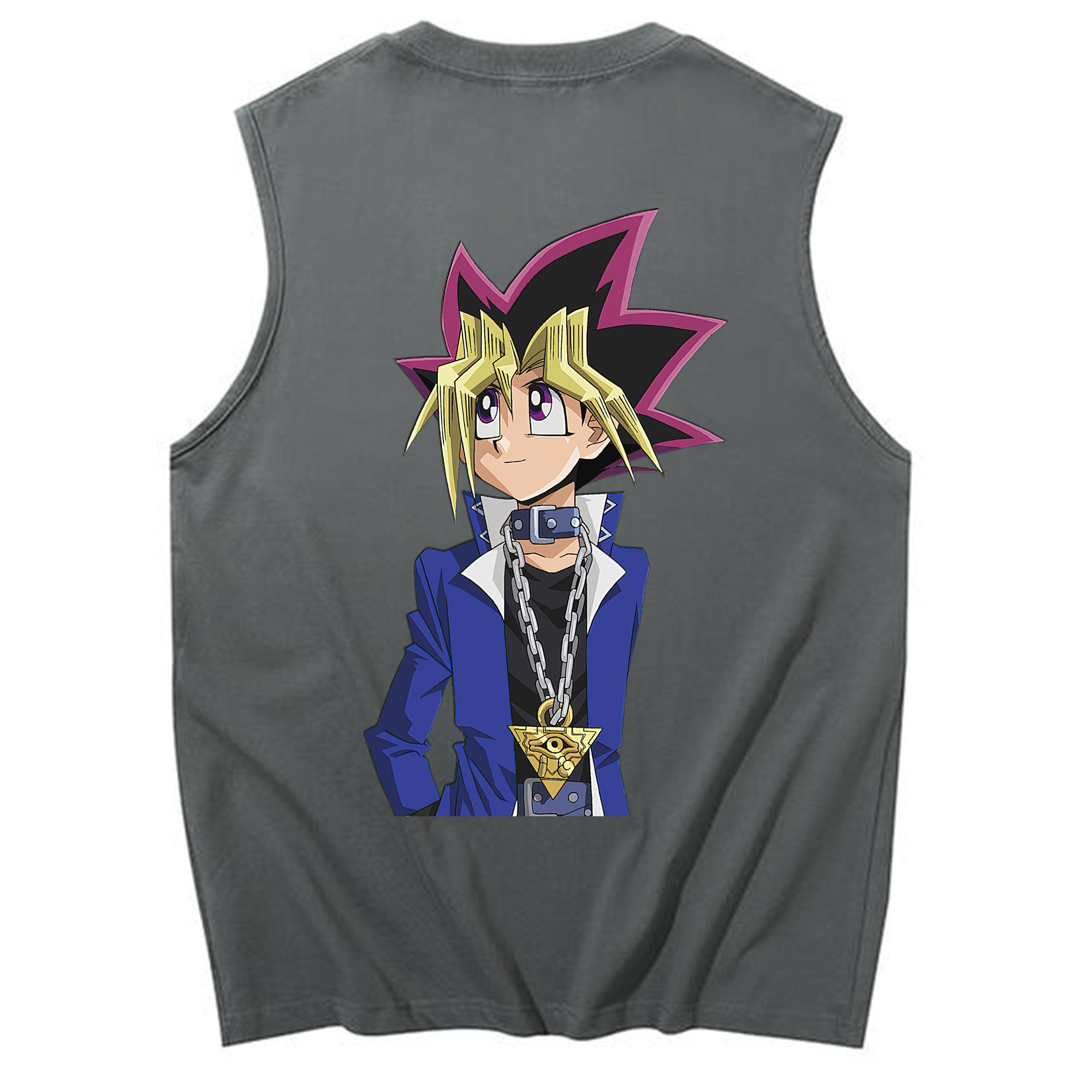 （画像用） 遊☆戯☆王 Yu-Gi-Oh! コットン100％タンクトップ（背面プリント）